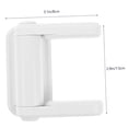 thumbnail image 2 of 2pcs Children's Door Handle Lock Toddler Door Locks Child Safety Locks Kids Door Lock Door Handle Child Proof Child Locks for Door Door Safety Lock Lever Baby No Punching White Abs, 2 of 5
