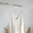thumbnail image 6 of IR Imperial Rooms Velvet Hanger for Clothes Non-Slip Slim Pant & Skirt Hanger Ivory 30 Pack, 6 of 19