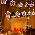 thumbnail image 3 of Tunhigl Battery Powered Christmas LED String Lights 10 Ft with Remote - Warm White & Rainbow Fairy Lights - Indoor/Outdoor Xmas Lights for Tree, Window Curtains, Party, Home, Holiday Decor, 3 of 7
