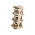 thumbnail image 2 of Zapatero individual para un par de zapatos, ahorra espacio, organizador de zapatos, torre para la puerta del hogar, dormitorio, 4 capas, 2 of 12