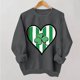 thumbnail image 1 of TaTaai Women Casual St Patrick's Day Printed Crew Neck Long Sleeve No Hood Sweatshirt Ladies Spring Daily Office Street Wear Soft Comfortable Machine Washable Stylish Top Gift, 1 of 6