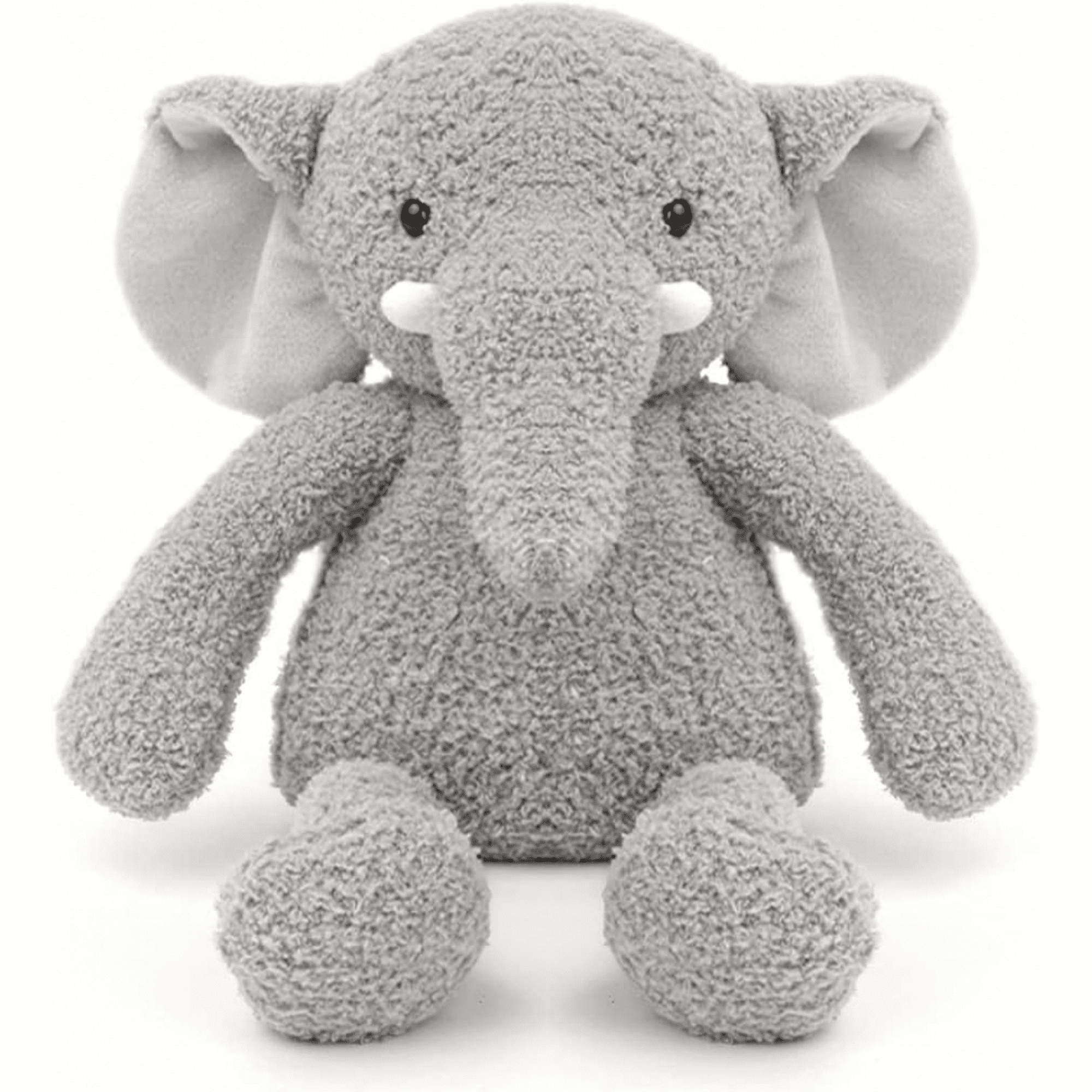 Grey plush elephant online