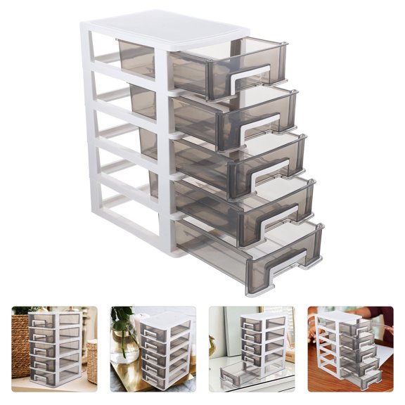 Masteelf Cabinet Bins for Organizing Drawer Storage Multi-layer Box Office