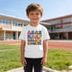 thumbnail image 5 of Blusas y camisas de manga corta con cuello redondo para niños y niñas, camisetas gráficas de manga corta, blusas con estampados bonitos para la temporada escolar., 5 of 9