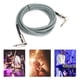 thumbnail image 1 of Cable de guitarra cable de amplificador de guitarra eléctrica de 635 mm de ángulo recto a ángulo recto de 1/4 " cable de instrumento para guitarra, 1 of 8