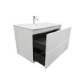 thumbnail image 3 of SERA Fleur Coiffeuse de Salle de Bain Blanche, 3 of 4