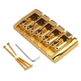 thumbnail image 2 of lionlar 5 String Bass Bridge Tailpiece for Guitar Electric Bass Instruments Gold, 2 of 9