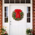 thumbnail image 3 of Huanglei Elegant Bow Hanging Ornament For Festive Holiday And Home Party Décor With Classic Red Green Design, 3 of 3
