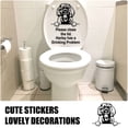 thumbnail image 3 of 3Pack Dog Toilet Stickers, Please Close The Lid Toilet Sign Dog Drinking Problem, The Dog Has A Drinking Problem Toilet Sticker, Please Close Lid Sticker, Toilet Seat Sticker Decals, 3 of 8