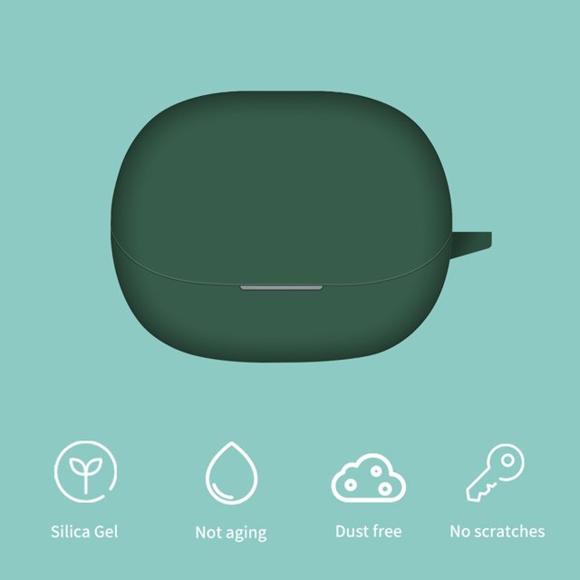 Audífonos Funda de silicona para caja de carga, funda para para Xiaomi Buds 4 Pro (verde)