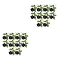 thumbnail image 1 of Ramo de novia Bewildely 10 piezas flores artificiales bajo mantenimiento negro, 1 of 6