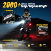 Electric Bike for Teenagers, Ages 7+ with 750W Brushless Motor, 16 Fat Tire, 20 MPH Electric Mountain Bicycle with Removable Battery, UL2849