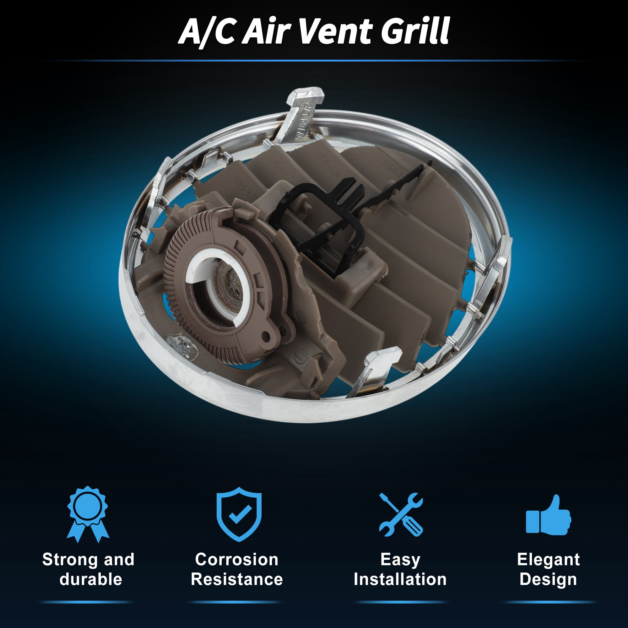 Unique Bargains AC Air Vent Grill for mercedes X164 GL GL450 W164 ML300 350 Left/Right