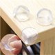thumbnail image 1 of Protectores de esquinas para bebés | Protectores transparentes de PVC para bordes de mesas y muebles | Almohadillas adhesivas resistentes para seguridad infantil | Diseño esférico | Fácil, 1 of 6