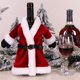 thumbnail image 4 of Regalo Navidad Botella de Vino Bolsas Tapa de Vino de Navidad Papel de Regalo Decoraciones para Fiestas de Navidad Decoración para Botellas de Vino, 4 of 5