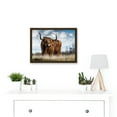 thumbnail image 2 of Scottish Highland Cow Hairy Coo Photo Artwork Framed Wall Art Print A4, 2 of 4
