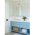 thumbnail image 2 of Chesapeake Helm Damask Aqua Floral Medallion Wallpaper, 2 of 4
