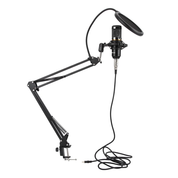 Micrófono De Condensador, Kit De Micrófono De Condensador USB Con Brazo Flexible Para Computadora Para PC De Escritorio Para Computadora Portátil