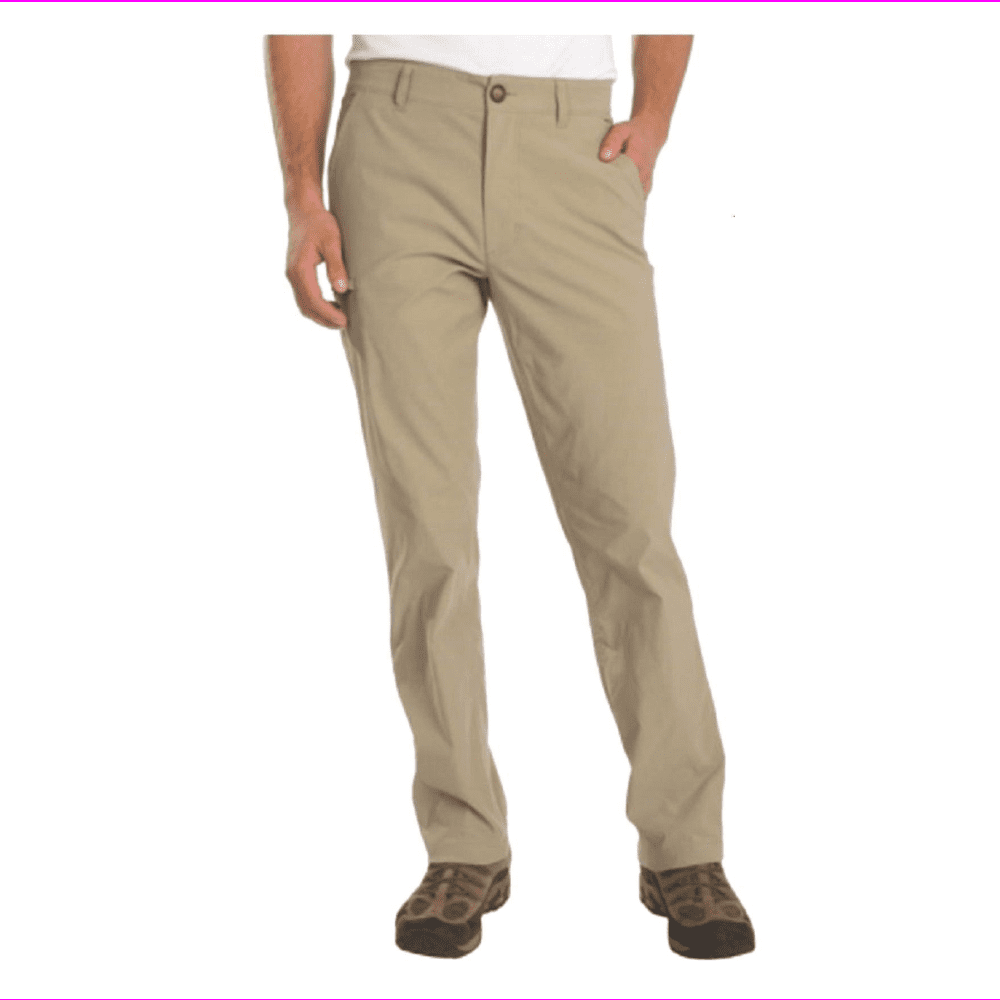 UB Tech by Union Bay Mens Classic Fit Comfort Waist Chino Pants Charcoal, 36x34