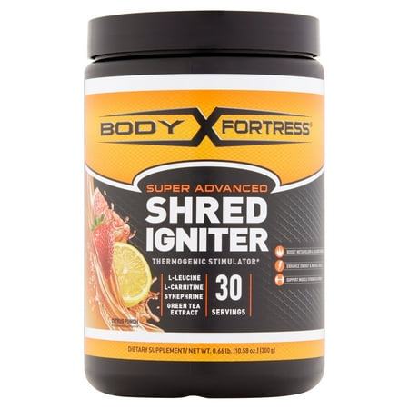 Body Fortress Shred-abolic Igniter Fraise Limonade Compléments alimentaires, 0,66 lb