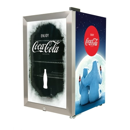 Coca Cola Fun Cooler - Nostalgia BC24COKE Coca-Cola 80-Can Limited Edition Commercial Beverage Cooler