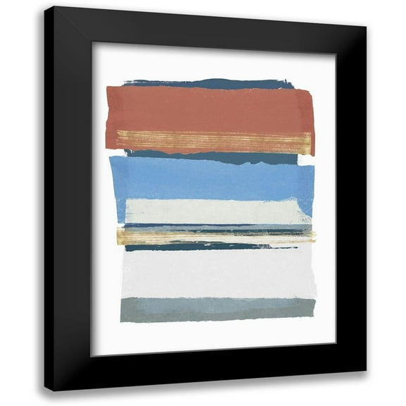 PI Studio 12x14 Black Modern Framed Museum Art Print Titled - Sunset Boulevard II