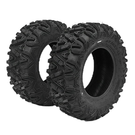 Set of 2 Patikuin 26x9-12 ATV/UTV Tires 26x9x12 6PR TL All-Terrain Tires