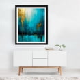 thumbnail image 3 of Dripping Luxury - Painting Abstract Modern Art Geometric Minimalist Psychedelic Water Ocean Black Framed Wall Art Print 8 x 10 inches, 3 of 4