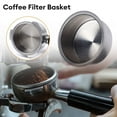 thumbnail image 3 of 51mm Stainless Steel Coffee Filter Basket 1/2 Cup Espresso Machine Dripper Portafilter Coffee Maker Strainer Coffee Puck Screen, 3 of 8