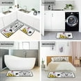 thumbnail image 6 of Retro Honey Bees Wildflowers Kitchen Mat Set of 2 Anti-Fatigue Kitchen Rug Set Non Slip Foam Cushioned Kitchen Runner Rugs and Mats Comfort Standing Mat for Farmhouse Doormat Laundry, 6 of 6