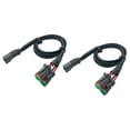 thumbnail image 2 of Almencla 2x DT Dtp Adapters Connectors Retrofit Wiring Harness for LED 2 in 1, 2 of 8