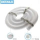 thumbnail image 3 of Upgraded 9-100-3102 6FT feed hose polaris 360 pool cleaner replacement, for long-term use premium quality hose, 3 of 5
