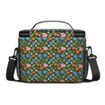 thumbnail image 3 of Lunch Box Pioneer Flower Floral Print Pattern Insulated Lunch Bag for Women Men,Medium Leakproof Lunchbox Cooler Bag Adjustable Strap,10 X 6.7 X 8 Inches, 3 of 6