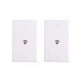 thumbnail image 2 of Paquete de 2 Placas Pared Ethernet 1 Puerto, Placa Jack con Inserto Acoplador en LíNea Hembra a RJ45, 2 of 5
