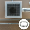 thumbnail image 6 of Uxcell 2 Pcs 6 Inch Duct Connector Flange, Round Galvanized Steel Air Ducting Mounting Plate Great for Heating Cooling Ventilation, Silver Tone, 6 of 6