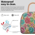 thumbnail image 3 of Obrewu Pioneer Flower Lunch Bag for Adult, Insulated, Leakproof, Oxford Cloth, 3 of 7