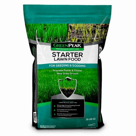 GreenPeak Lawn Starter Lawn Food For All Grasses 5000 sq ft