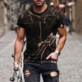 thumbnail image 2 of European And American Round Neck Casual Ethnic Style Retro Printed Short Sleeve T-shirt Top3XL, 2 of 5