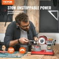 thumbnail image 2 of VEVOR Circular Saw Blade Sharpener Grinder 370W 3600RPM &5-inch Grinding Wheel, 2 of 9