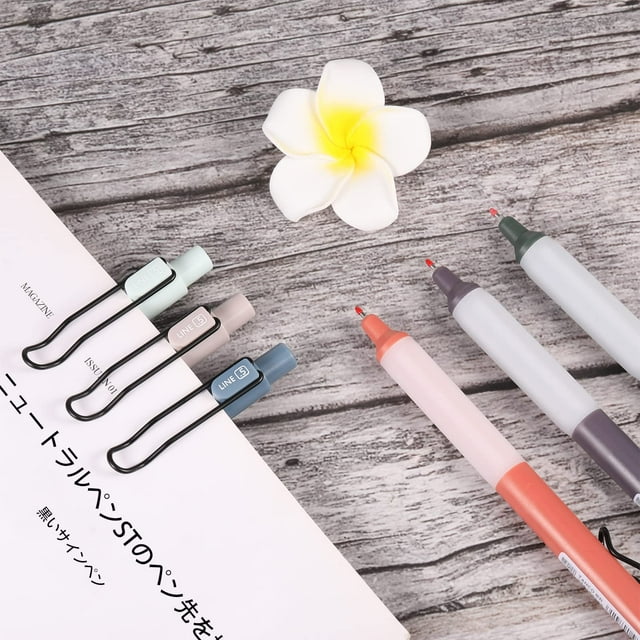 yingyy 6x Fine Point Pen For Precision Writing Durable Ink Comfortable Grip Black Ink Smooth Writing Pens multi color 1Set