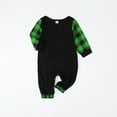 thumbnail image 1 of Pijamas familiares europeos con estampado navideño de moda, traje para padres e hijos, monos de poliéster para bebés., 1 of 5