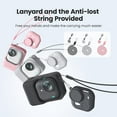 thumbnail image 2 of SharkTRUE Silicone Protective Case With Lanyard: Precise Fit, Full Function Access For Sports Camera, 2 of 8
