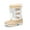 BEIGE/WHITE, variant on Boys & Girls Ankle Winter Waterproof Snow Boots Forester