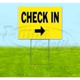 thumbnail image 1 of Check In Right (18" x 24") Yard Sign, Includes Metal Step Stake, 1 of 6
