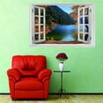 thumbnail image 3 of Calcomanía de Pared de Ventana 3D Calcomanías de Pared de Vinilo Decoración Mural de Pared Extraíble Poster para Dormitori perfecl PVC Etiqueta de la pared 3D, 3 of 8