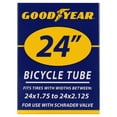 thumbnail image 6 of Goodyear 24" x 1.75"-2.125" Bike Tube, Black, 6 of 8