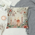 thumbnail image 2 of Nawypu Christmas Pillow Covers Farmhouse Christmas Decorations Candy Cane Christmas Bouquets Winter Holiday Decor Throw Cushion Case for Home Couch, 2 of 5
