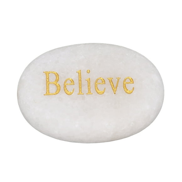 Engraved Inspirational Stone, Inspiring Stone Words Encouragement Amulets Marble Polished Smoothly Comfortable Motivational Stone Gratitude Rocks Engraved Rocks for Decoration