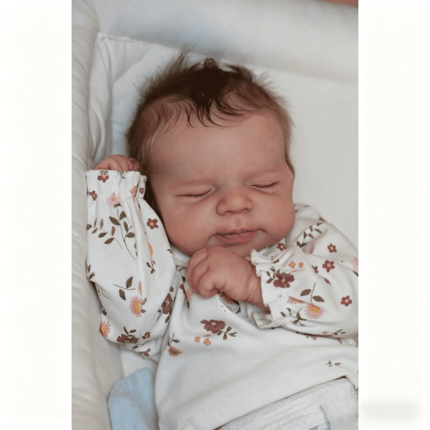 18 inch Lifelike Reborn Baby Dolls Full Body Silicone Sleeping Reborn Newborn Baby Realistic Girl Real Life Doll Toys for Gift for Kids 3+