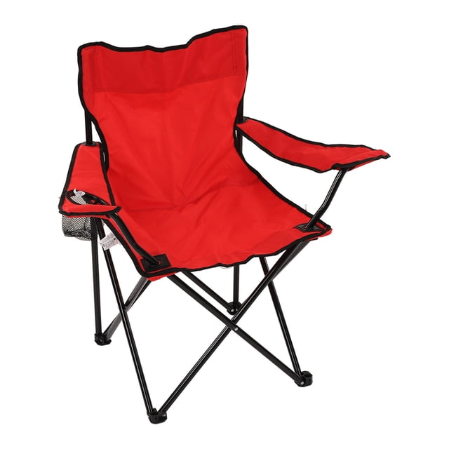 Silla De Camping, Fácil De Abrir, Estructura Fuerte, Portavasos, Silla Plegable Para Exteriores, Tubo De Acero De Tela Oxford Portátil Con Reposabrazos Para Acampar